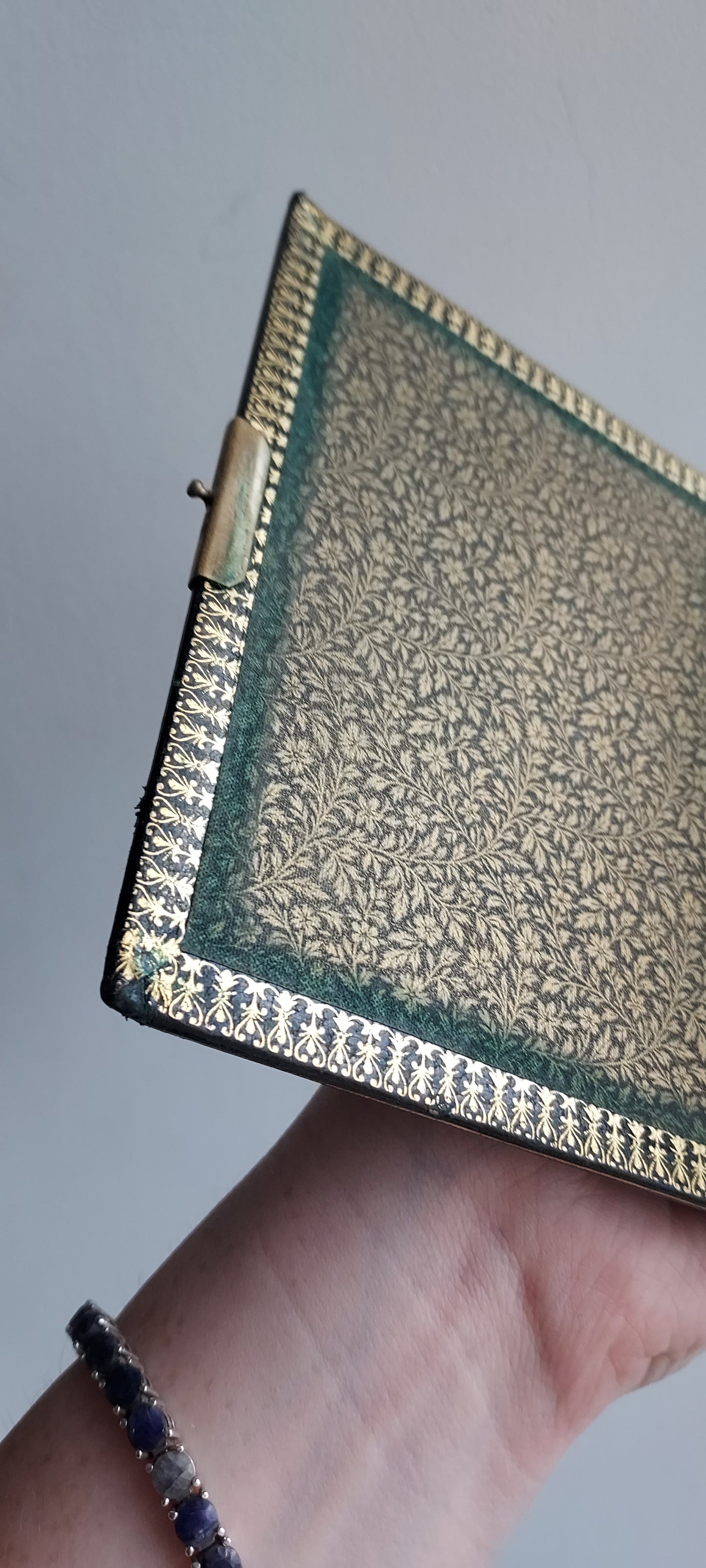 1920 French Missel Romain: Floral Metalwork and Clasp