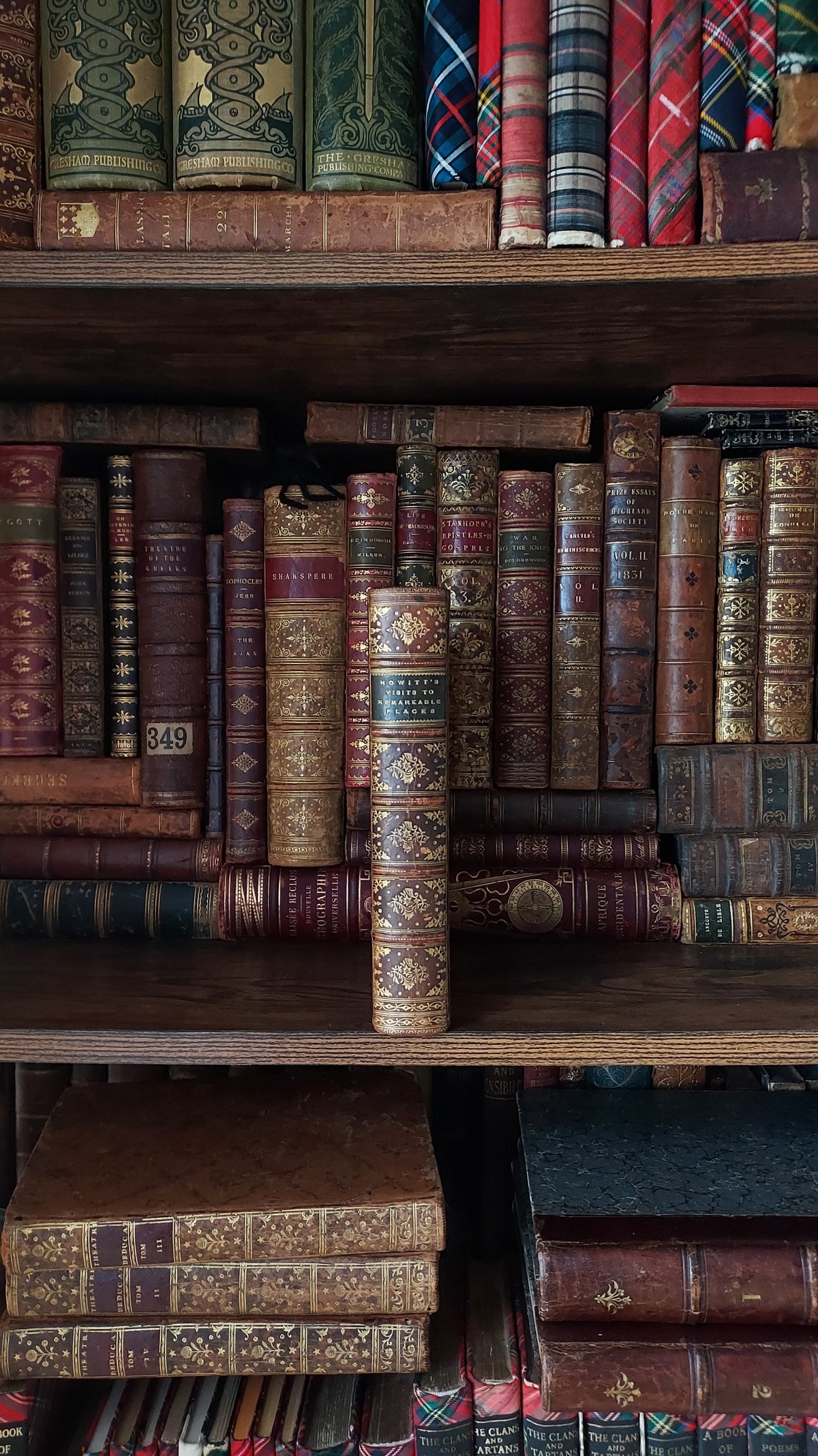 1882 Visits to Remarkable Places | Victorian Prize Binding