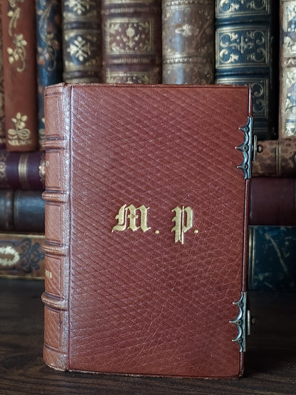 1860s Paroissien Romain, Très Complet Partie d'Hiver: Red Gauffered Edge