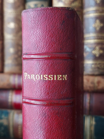 1870s Paroissien Romain: First Communion, A. A. Initials