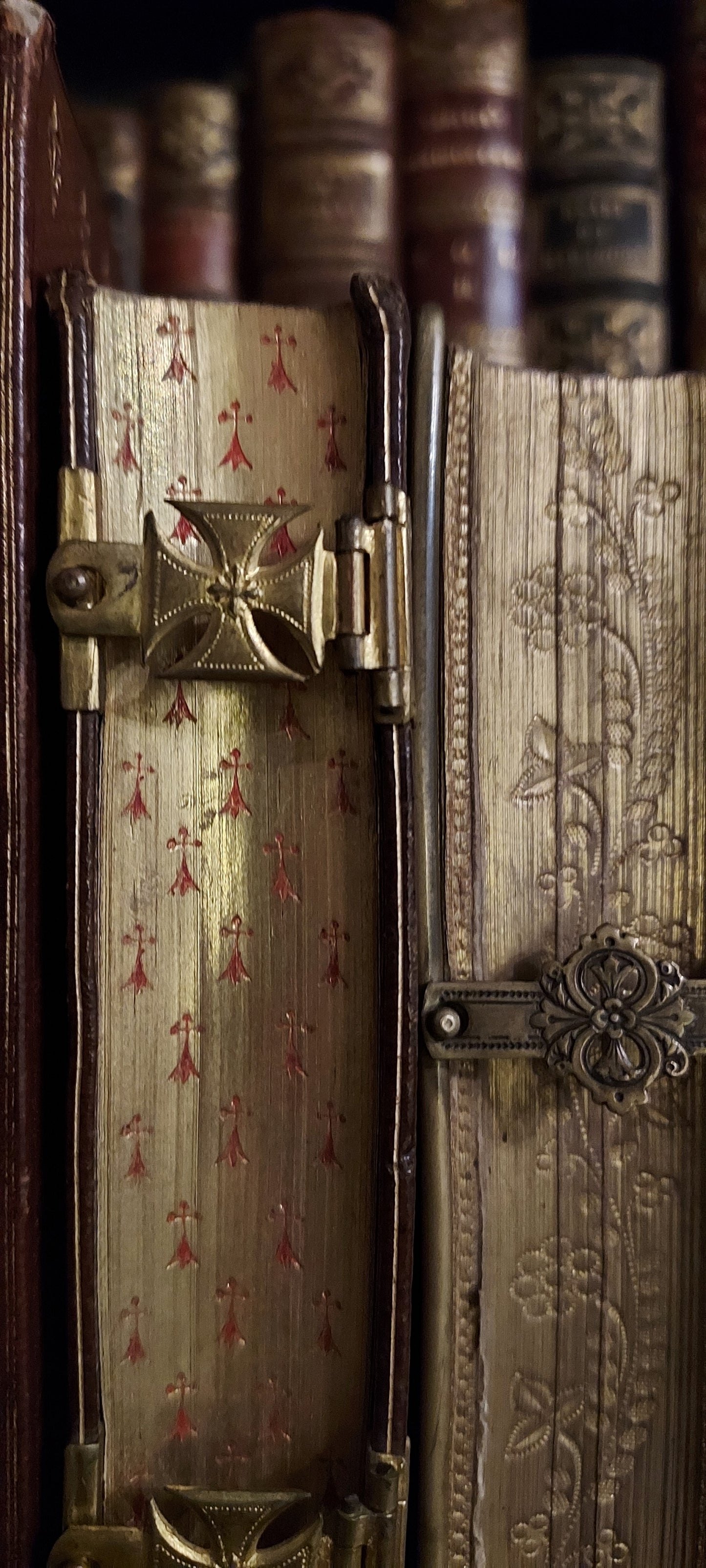 19th-century Eucologe ou Paroissien romain-éduen: Floral Gauffered Edges