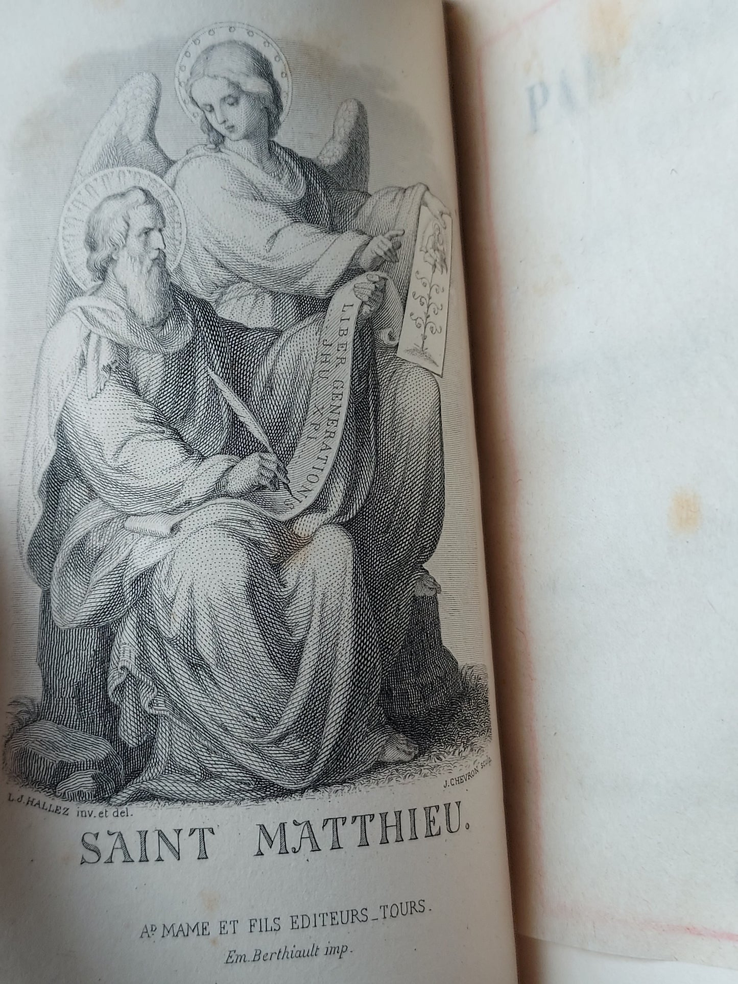 1888 Paroissien Romain Partie d'été | Hidden Marble Foreedge
