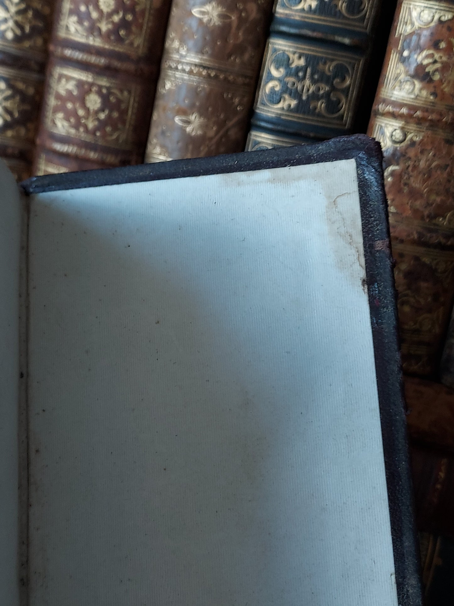 1897 Paroissien Romain | Floral Gauffered Edges