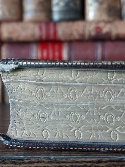 1860s Floral Gauffered-Edge Prayer Book