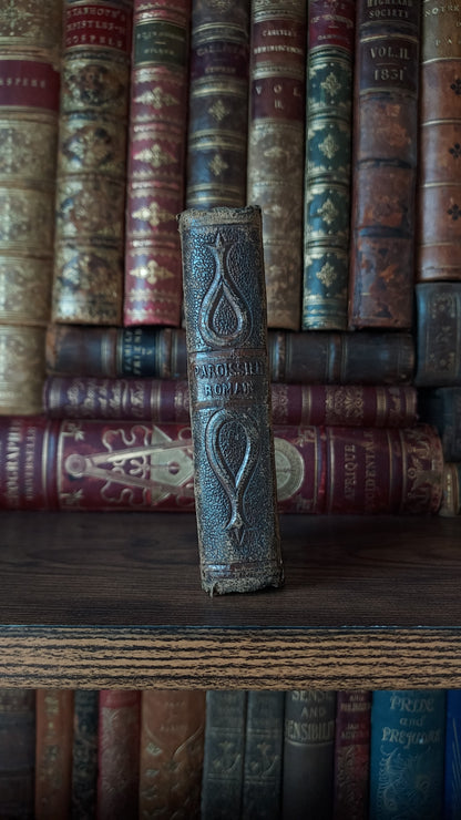 1870s Paroissien Romain | Mini w/Gauffered Stars