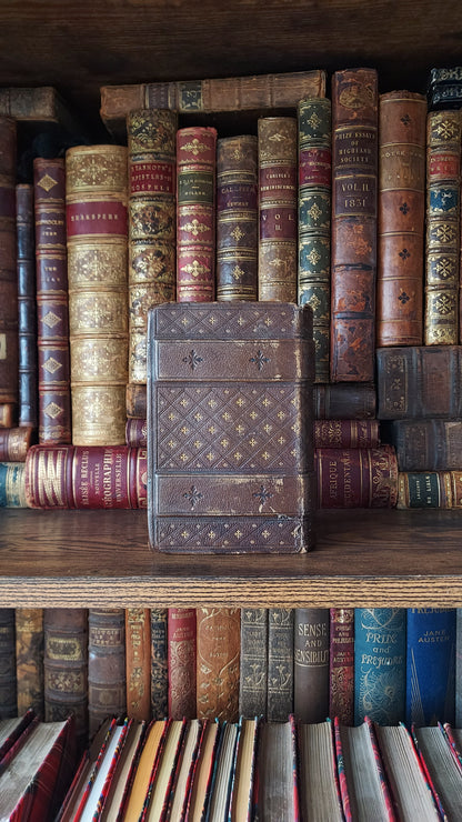 1850s Paroissien Romain | Gauffered Edge Starburst Motif