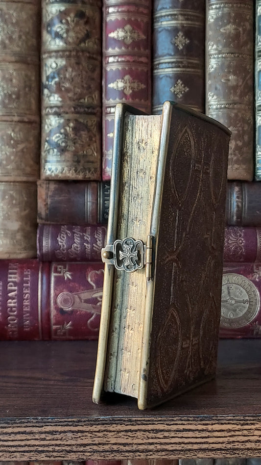 1870s Paroissien Romain | Mini w/Gauffered Stars