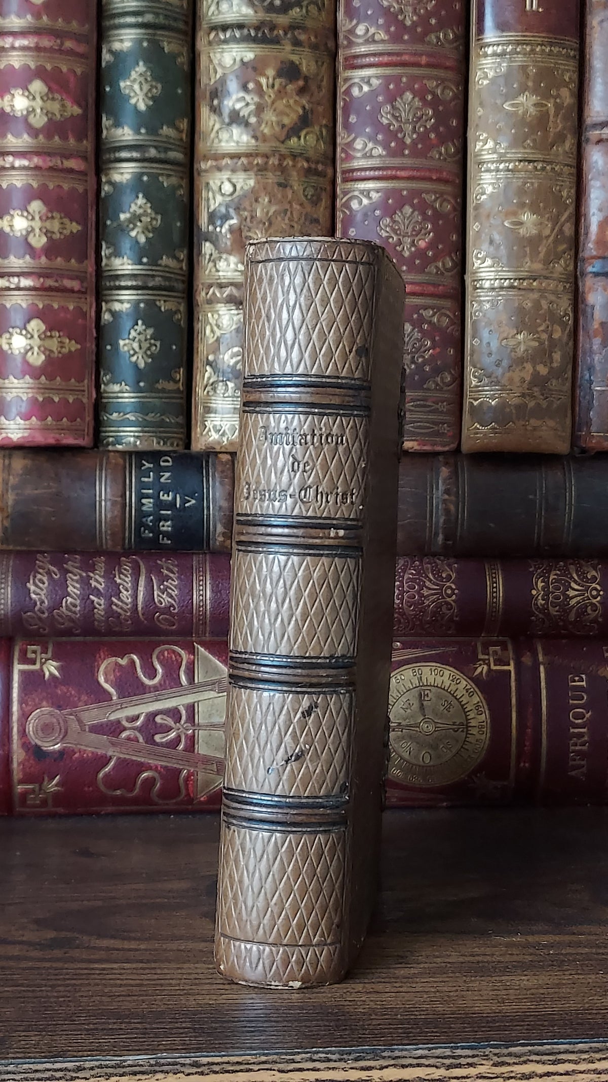 1860s Imitation de Jésus-Christ | Noble Provenance, Clasps, & Gauffered Edges
