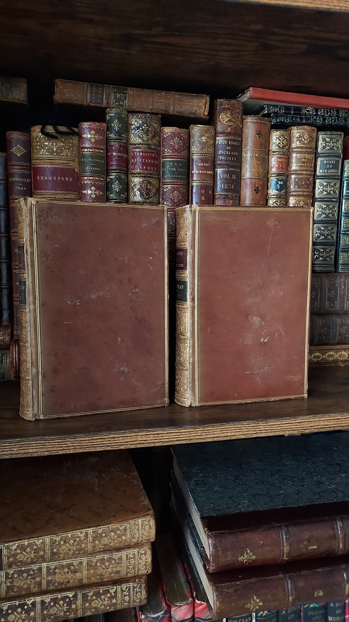 1873 History of England | Eton Leaving Present, 2 Volumes