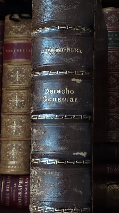 1927 Derecho Consular | Rare Spanish Master Binding