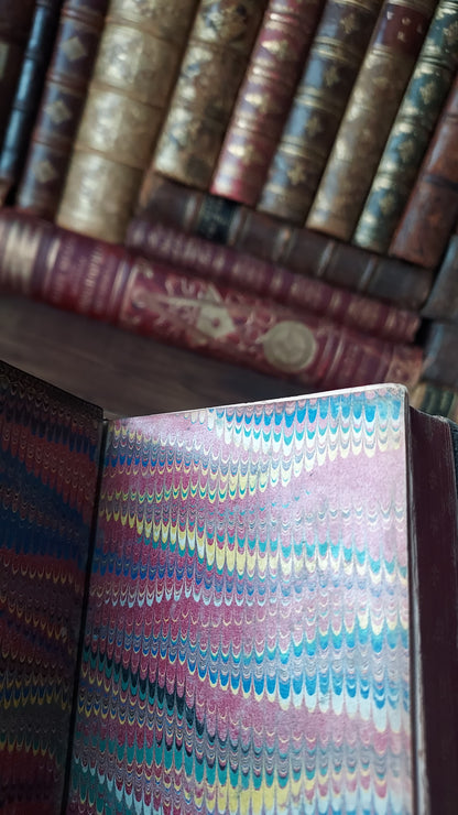 1850s Paroissien Romain | Textured Cover & Red Gauffered Edge