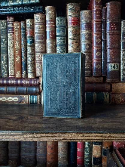 1860s Eucologe ou Paroissien Romain-Éduen: Gauffered Red Pages & Clasp