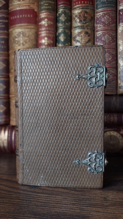 1860s Imitation de Jésus-Christ | Noble Provenance, Clasps, & Gauffered Edges