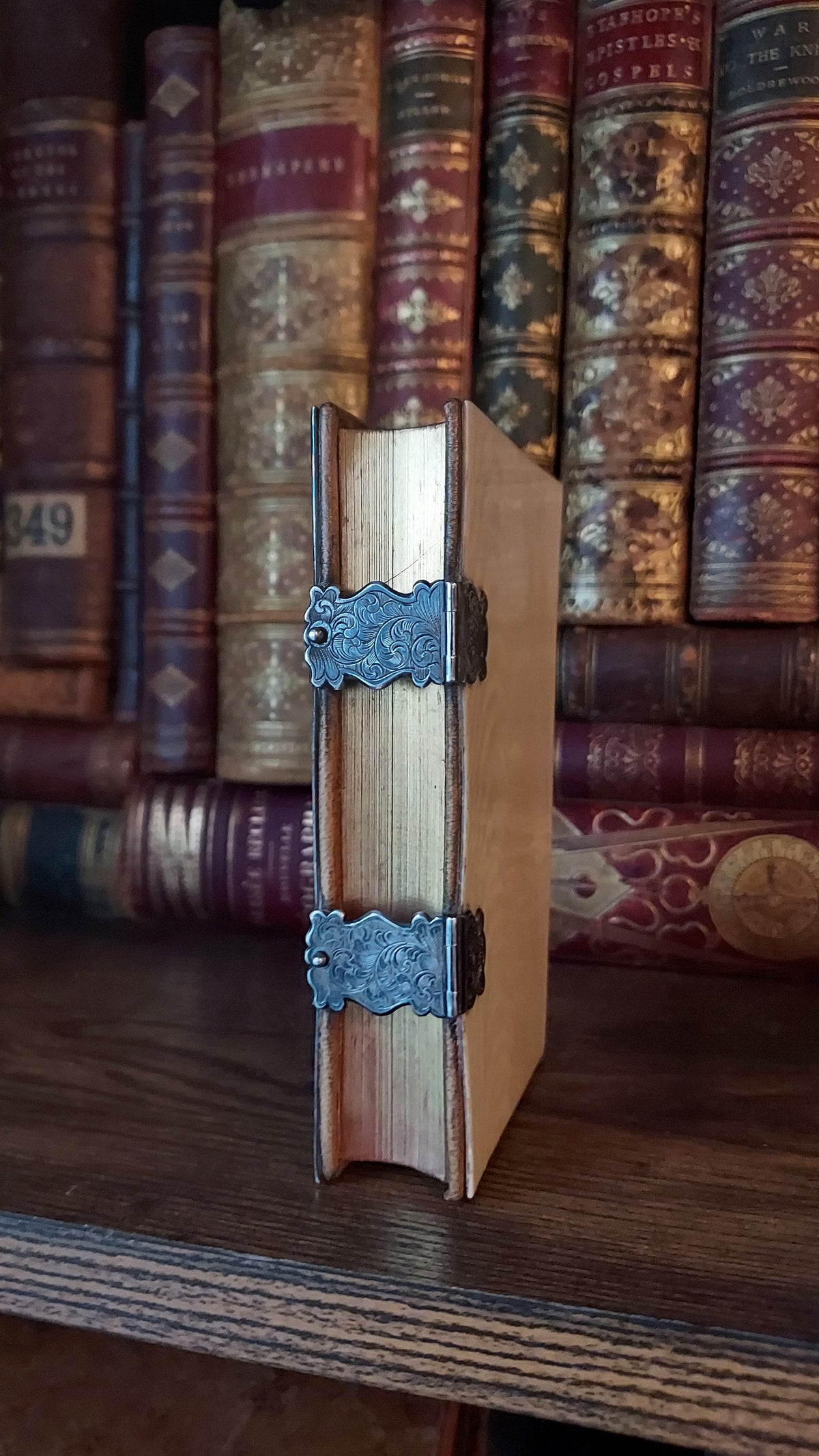 1872 The Book of Common Prayer | Gothic-Style Metal Details
