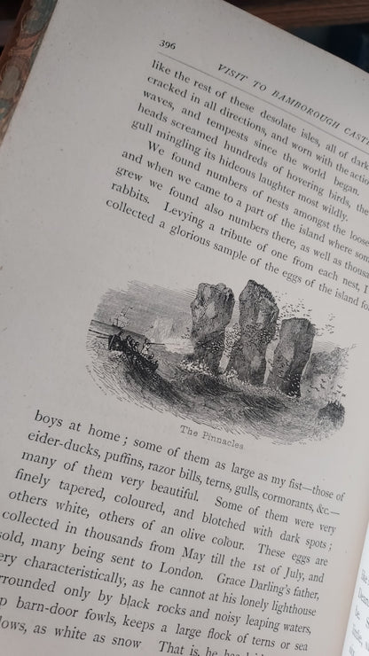 1882 Visits to Remarkable Places | Victorian Prize Binding