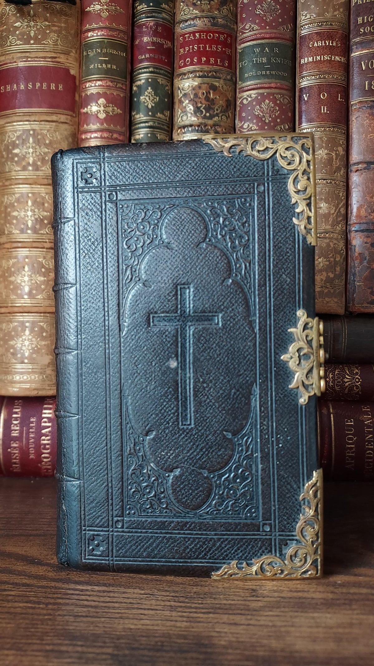 1846 Book of Common Prayer | Rare Gauffered Words and Metal Clasp