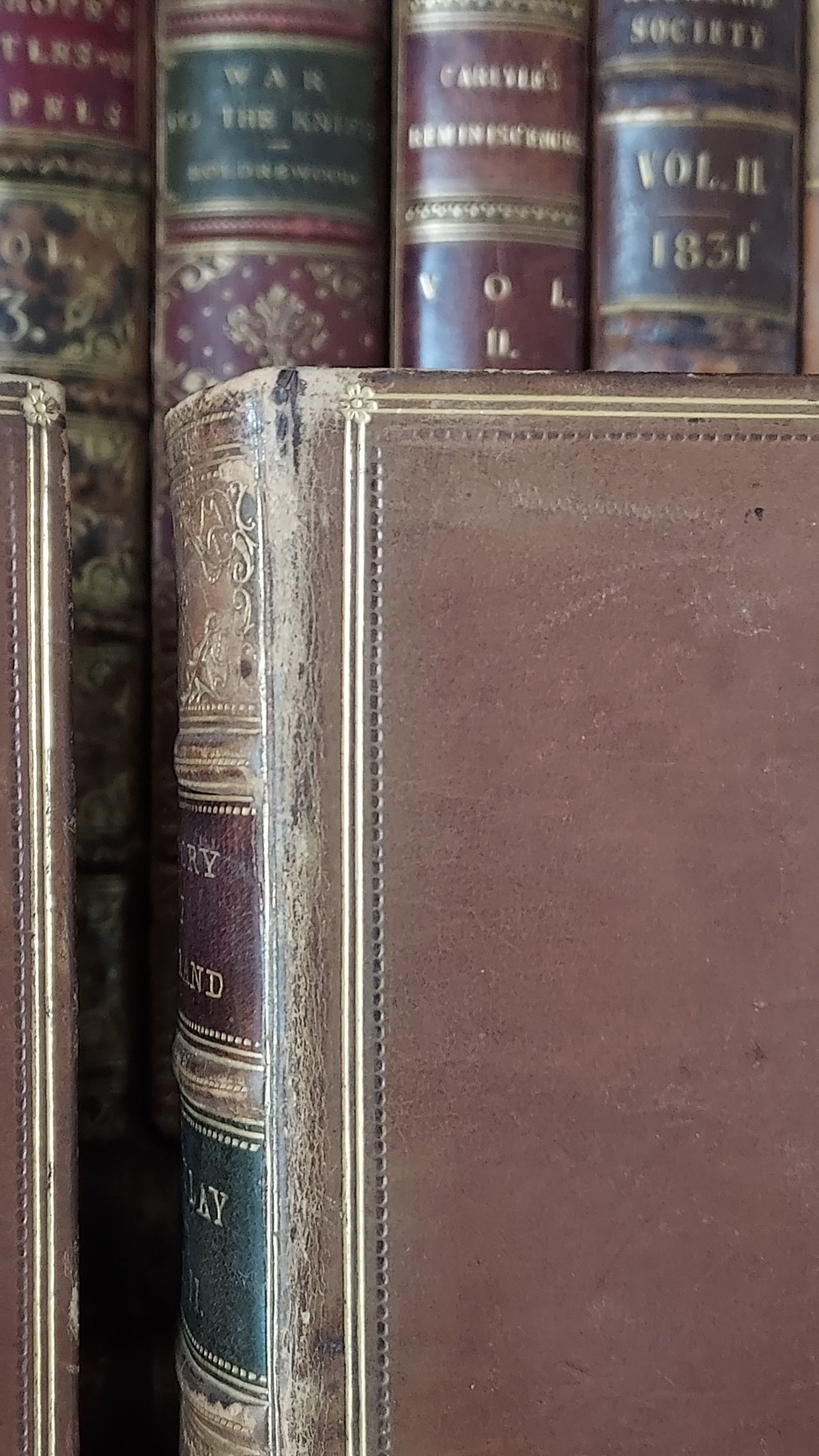 1873 History of England | Eton Leaving Present, 2 Volumes