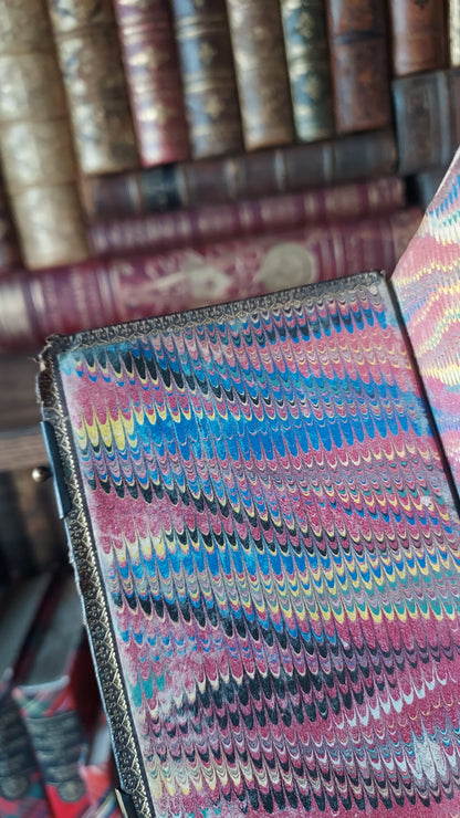 1850s Paroissien Romain | Textured Cover & Red Gauffered Edge