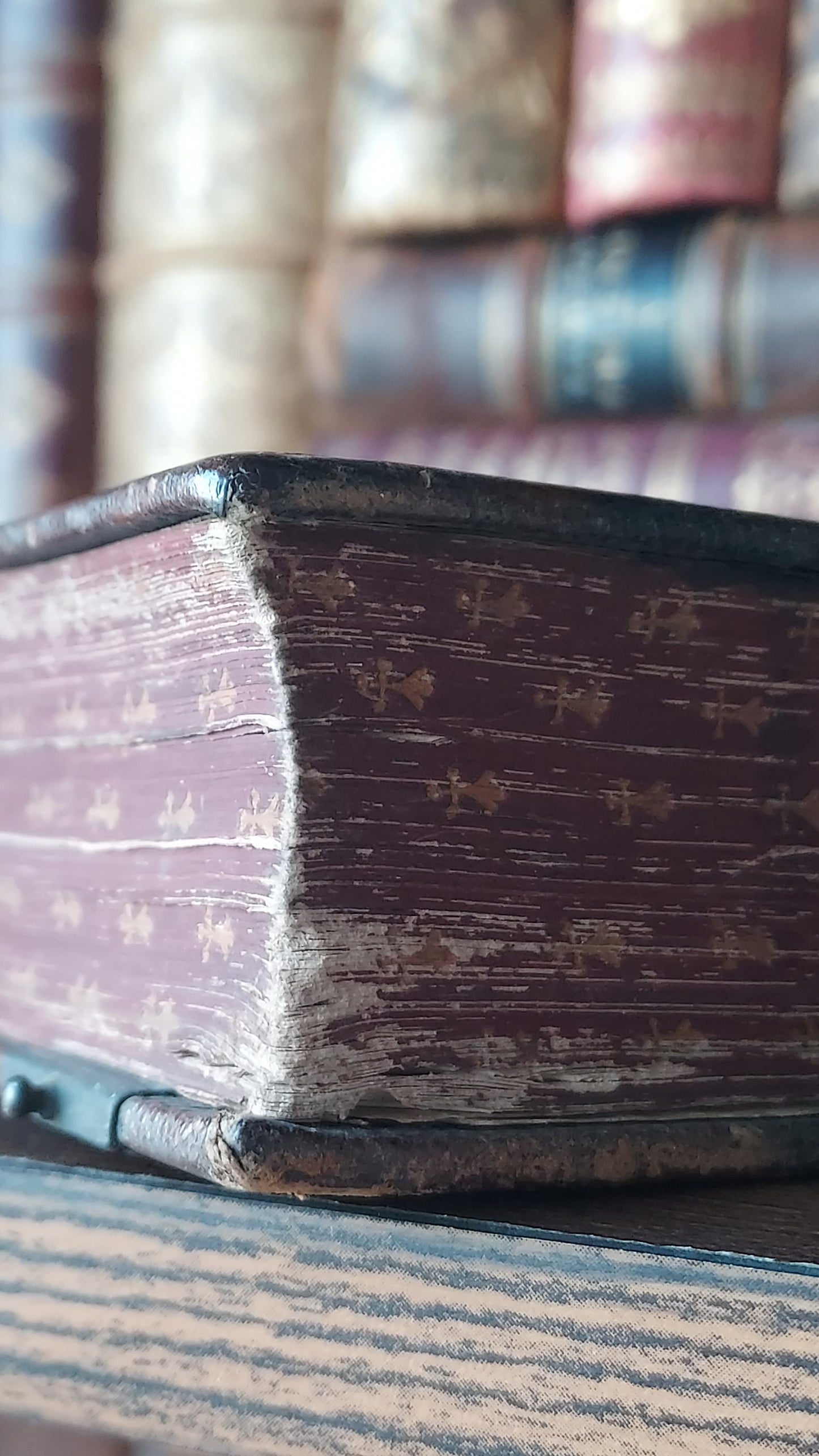 1870s Paroissien Romain | Red Ermine Gauffered Edge