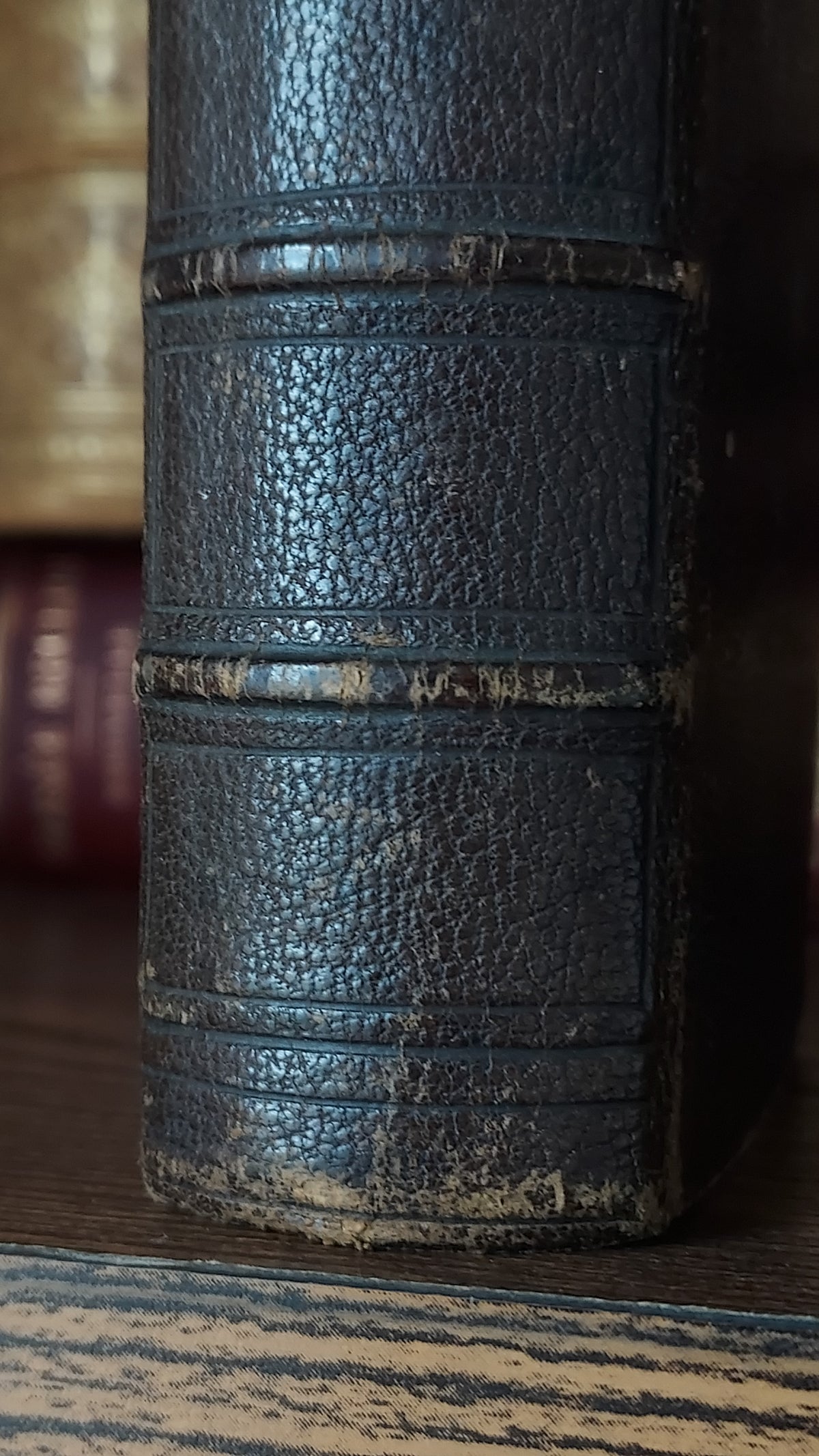 1864 Manuel du Chrétien | Red Gauffered Edge w/Gold Motif