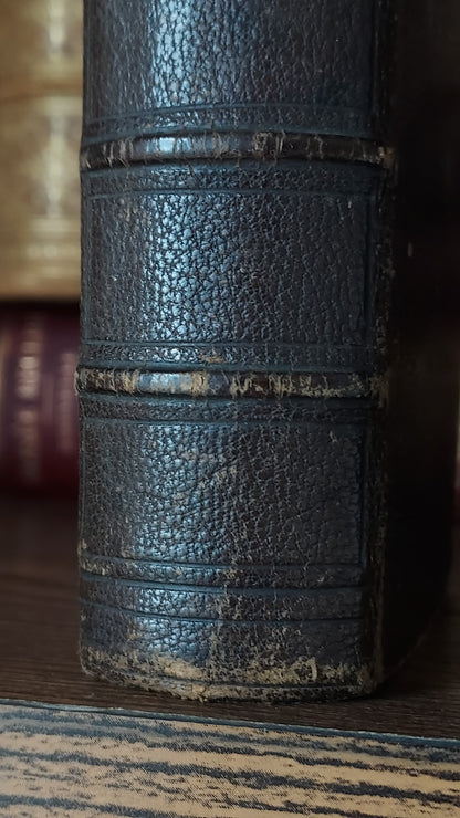 1864 Manuel du Chrétien | Red Gauffered Edge w/Gold Motif