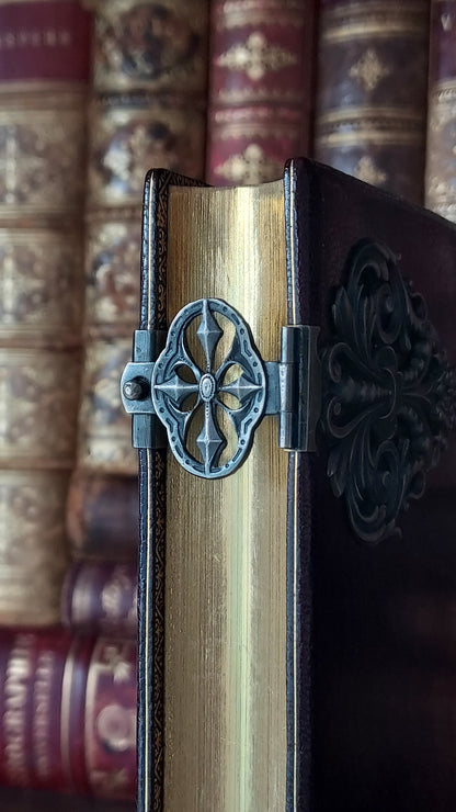 1880s Missel Romain | Ornate Double Floral Clasp