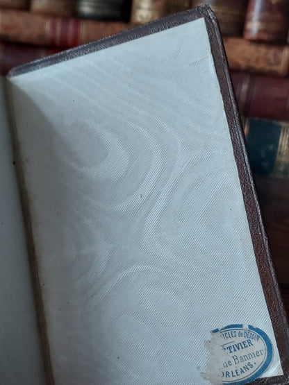 1866 Paroissien Romain | Red & Gold Ermine Edges