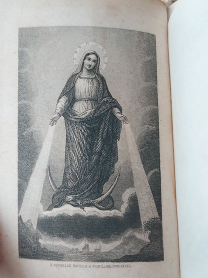 1870s Paroissien Romain: First Communion, A. A. Initials