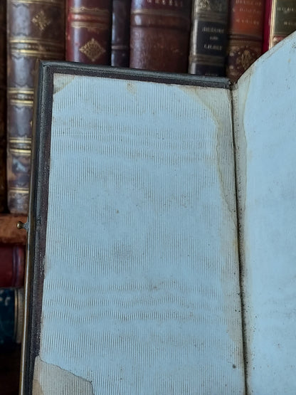 1860s Eucologe ou Paroissien Romain-Éduen: Gauffered Red Pages & Clasp