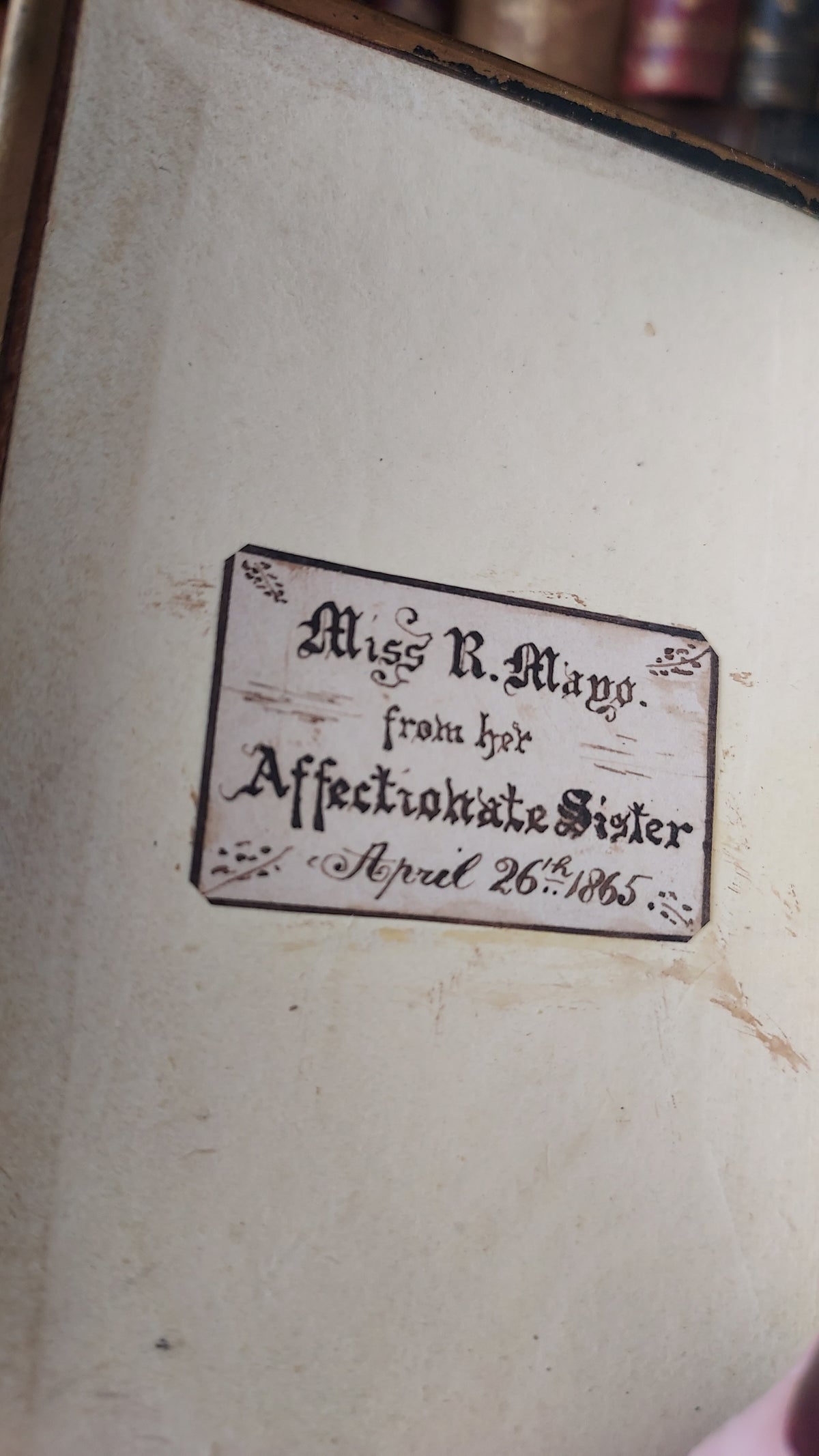 1863 The Book of Common Prayers | Custom Engraving