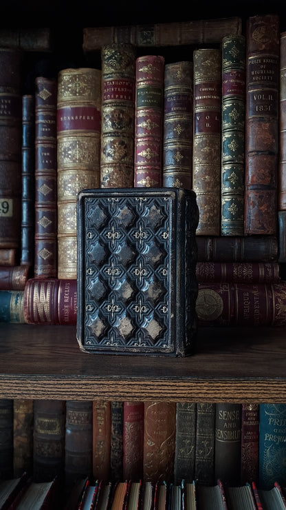 1850s Paroissien Romain | Textured Cover & Red Gauffered Edge