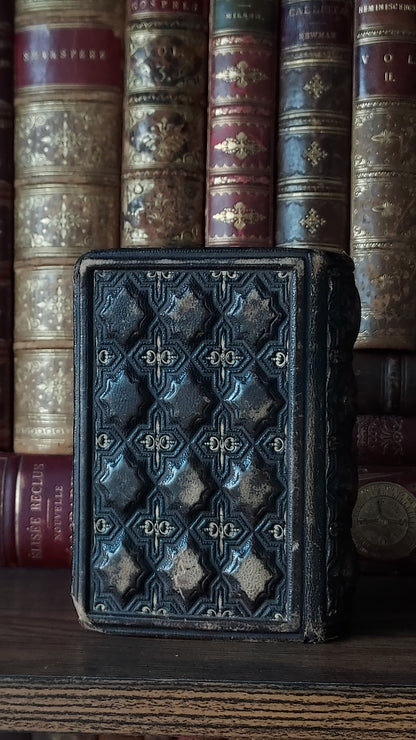 1850s Paroissien Romain | Textured Cover & Red Gauffered Edge