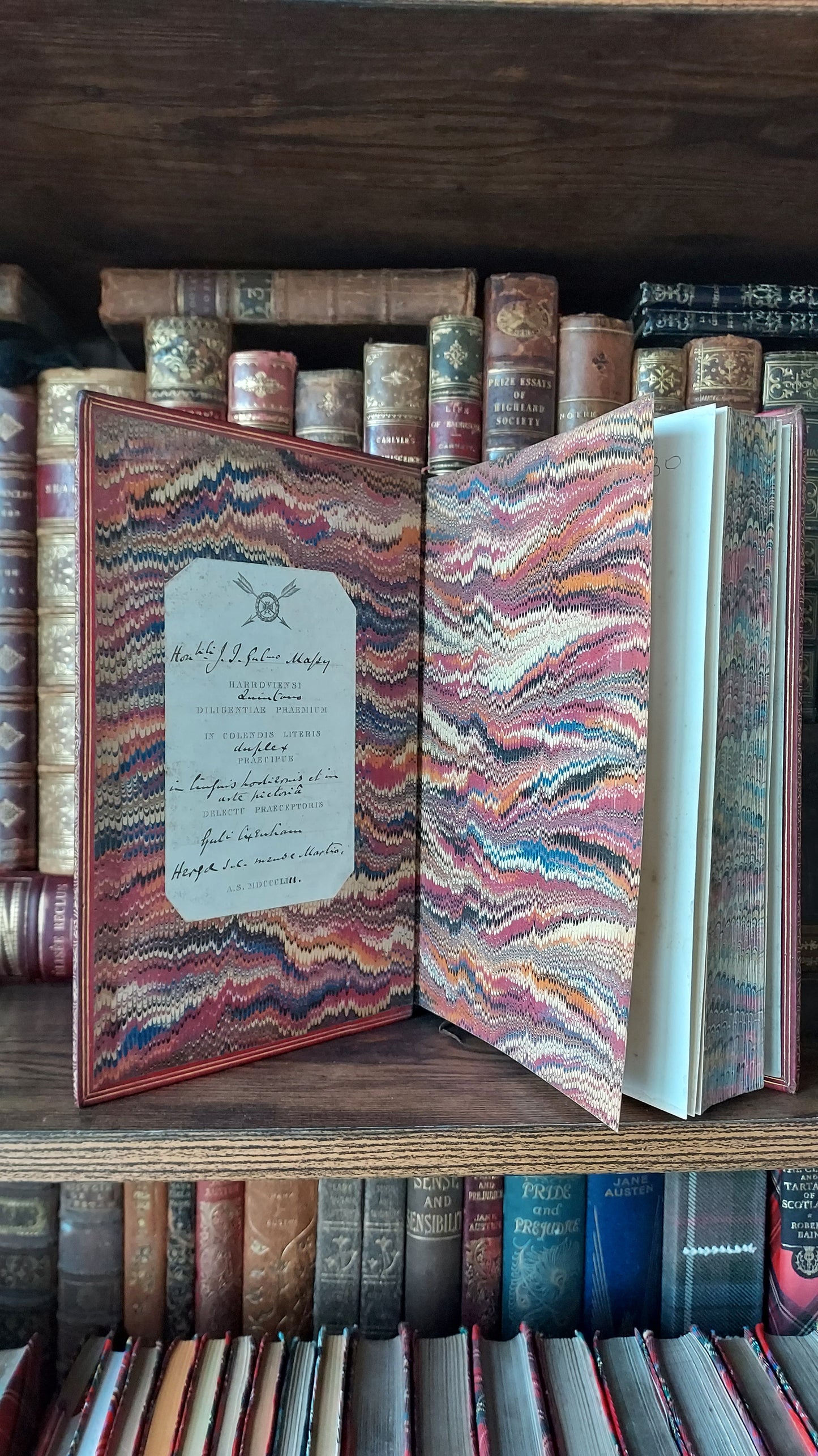 1850 The Bible History of the Holy Land | Harrow Fine Prize Binding