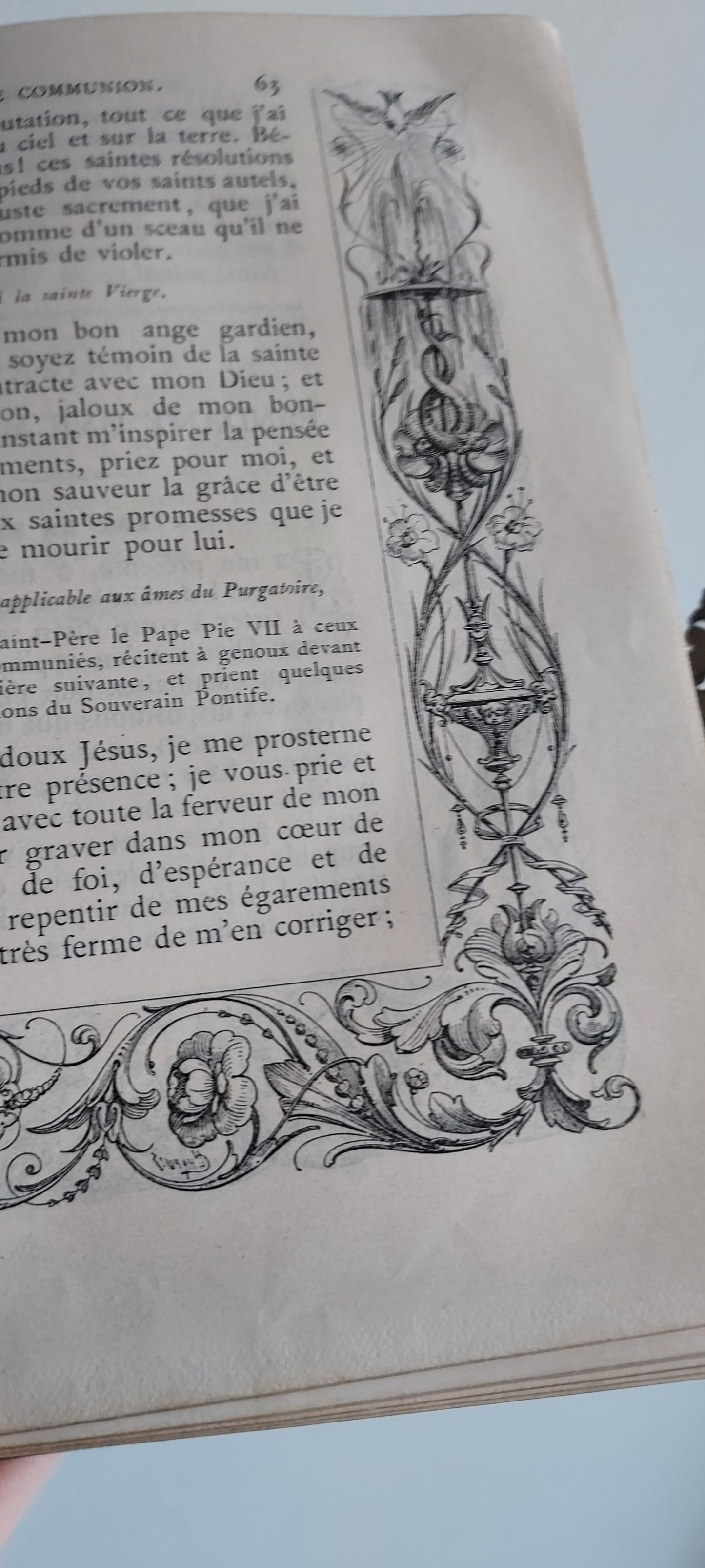 1920 French Missel Romain: Floral Metalwork and Clasp