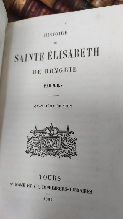 Histoire de Sainte Élisabeth de Hongrie | Mame Decorative Cartonnage Binding