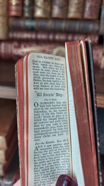 1890s The Book of Common Prayer | Finger Bible