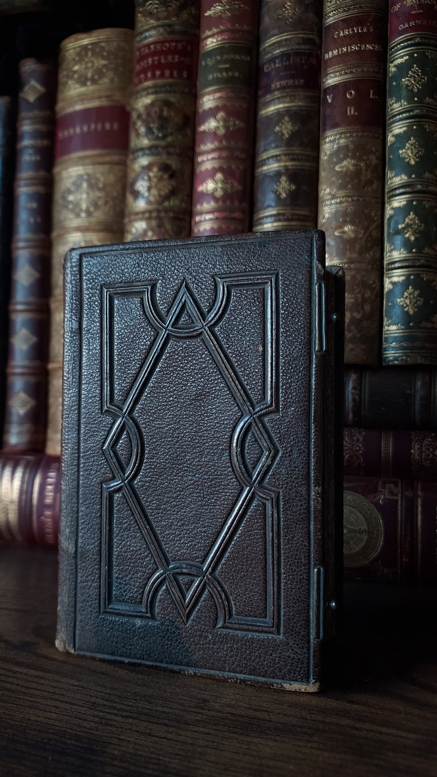 1870s Paroissien Romain | Red Ermine Gauffered Edge