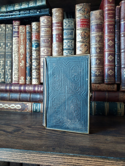 1860s Eucologe ou Paroissien Romain-Éduen: Gauffered Red Pages & Clasp