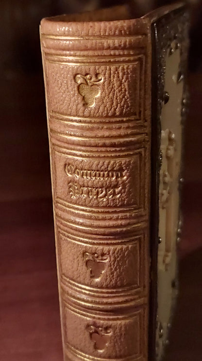 1872 The Book of Common Prayer | Gothic-Style Metal Details