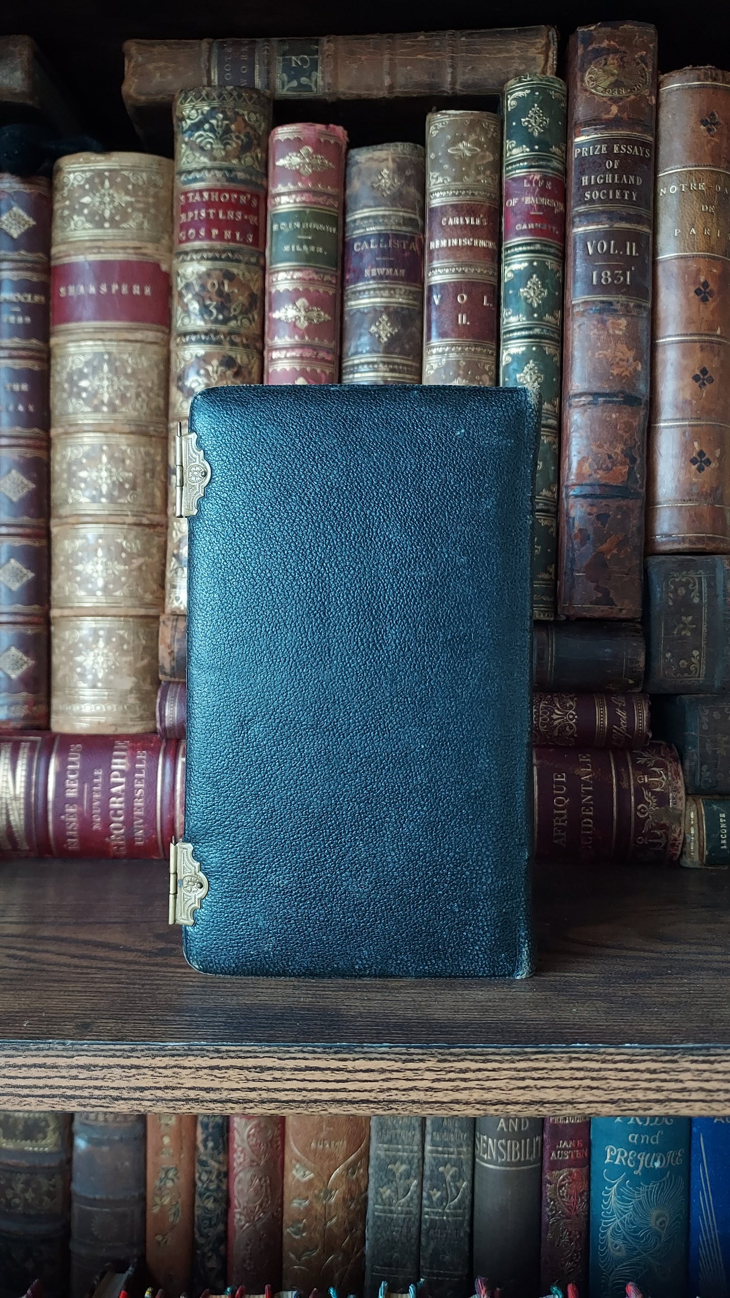 1897 Manuale di Filotea | Hand-Painted Rose Gauffered Edges