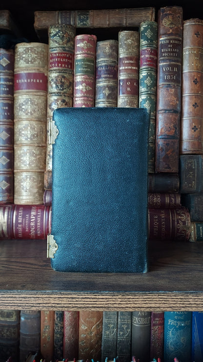 1897 Manuale di Filotea | Hand-Painted Rose Gauffered Edges