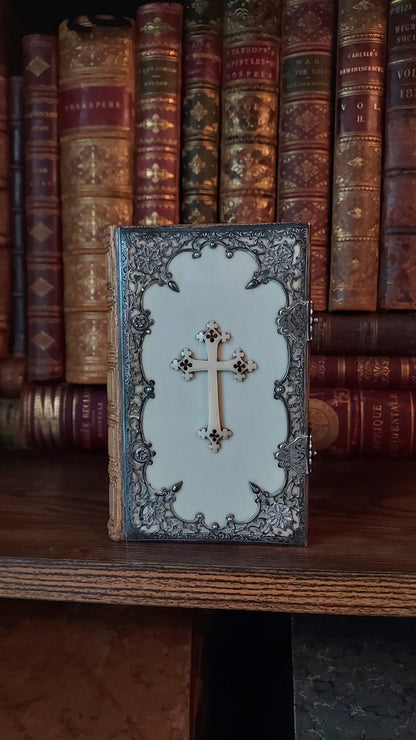 1872 The Book of Common Prayer | Gothic-Style Metal Details