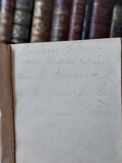 19th-century Eucologe ou Paroissien romain-éduen: Floral Gauffered Edges