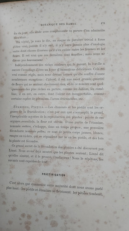 1867 Les Fleurs Animées | Grandville Brown Leather 2-Volume Set