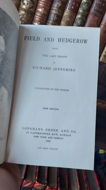 1897 Field and Hedgegrow | St. Andrew's School Fine Prize Binding