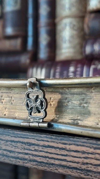 1870s Paroissien Romain | Mini w/Gauffered Stars