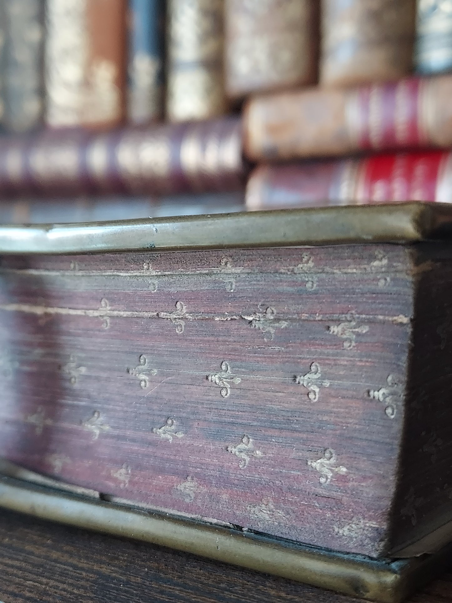1860s Eucologe ou Paroissien Romain-Éduen: Gauffered Red Pages & Clasp