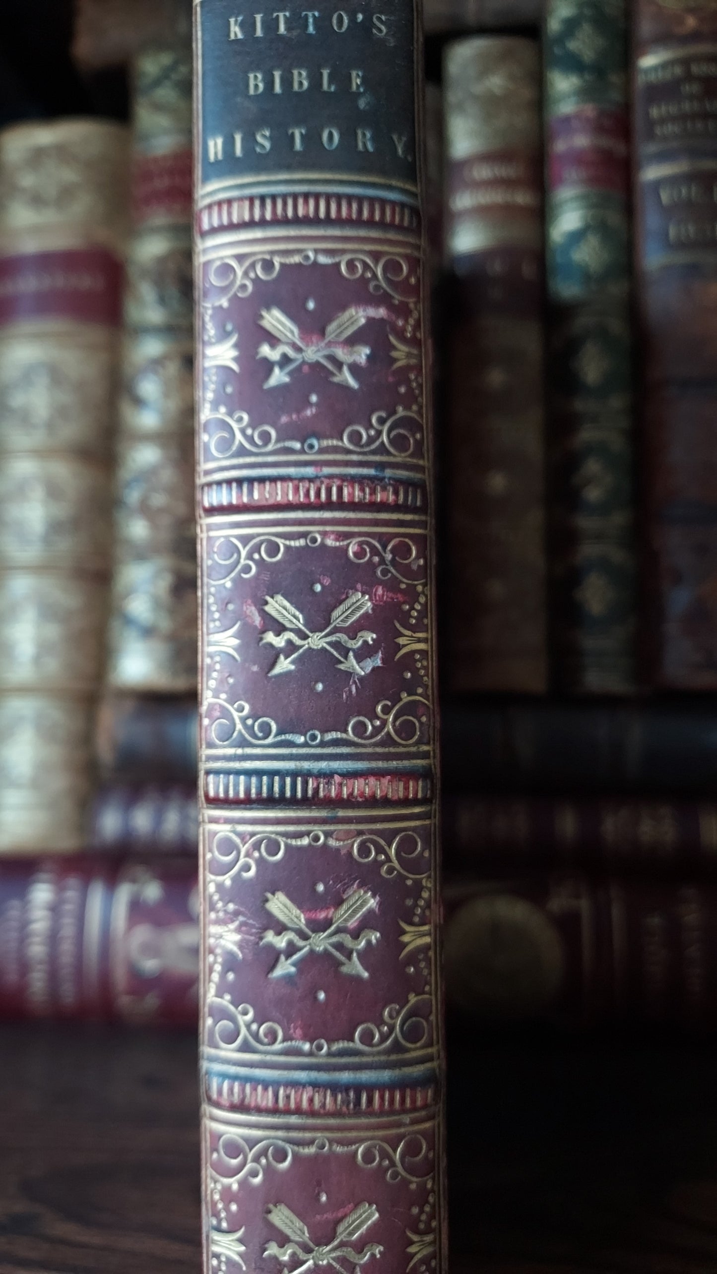 1850 The Bible History of the Holy Land | Harrow Fine Prize Binding
