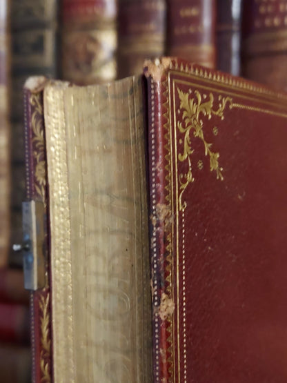 1887 Gruel Paroissien de la Renaissance | Latin Script Gauffered Edge