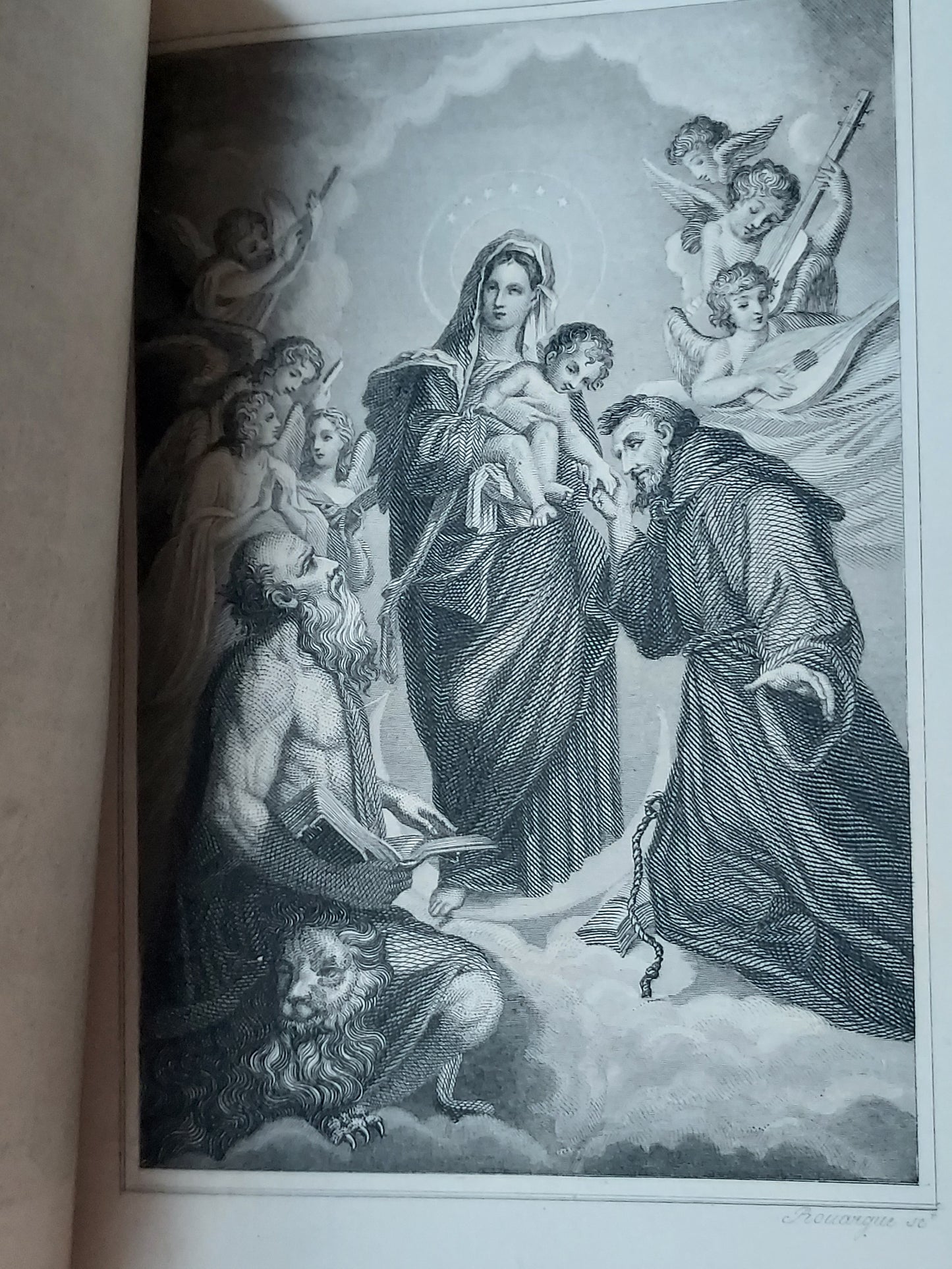 19th-century La Giornata del Cristiano | Blue Velvet & a Cross Clasp